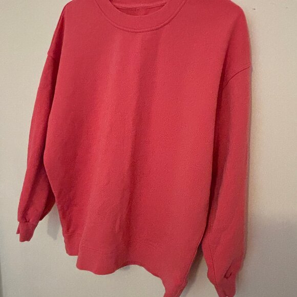 Lululemon Perfectly Oversized Crew Sweatshirt Rose Pink VGUC Athleisure - Picture 4 of 8